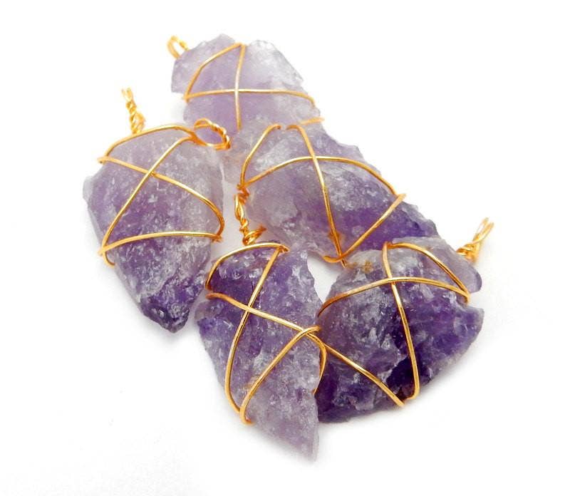 Amethyst Arrowhead Necklace