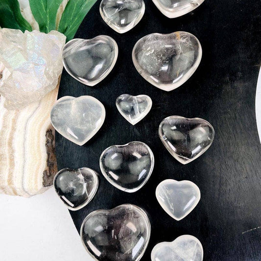 Clear Quartz Heart Shaped Stone