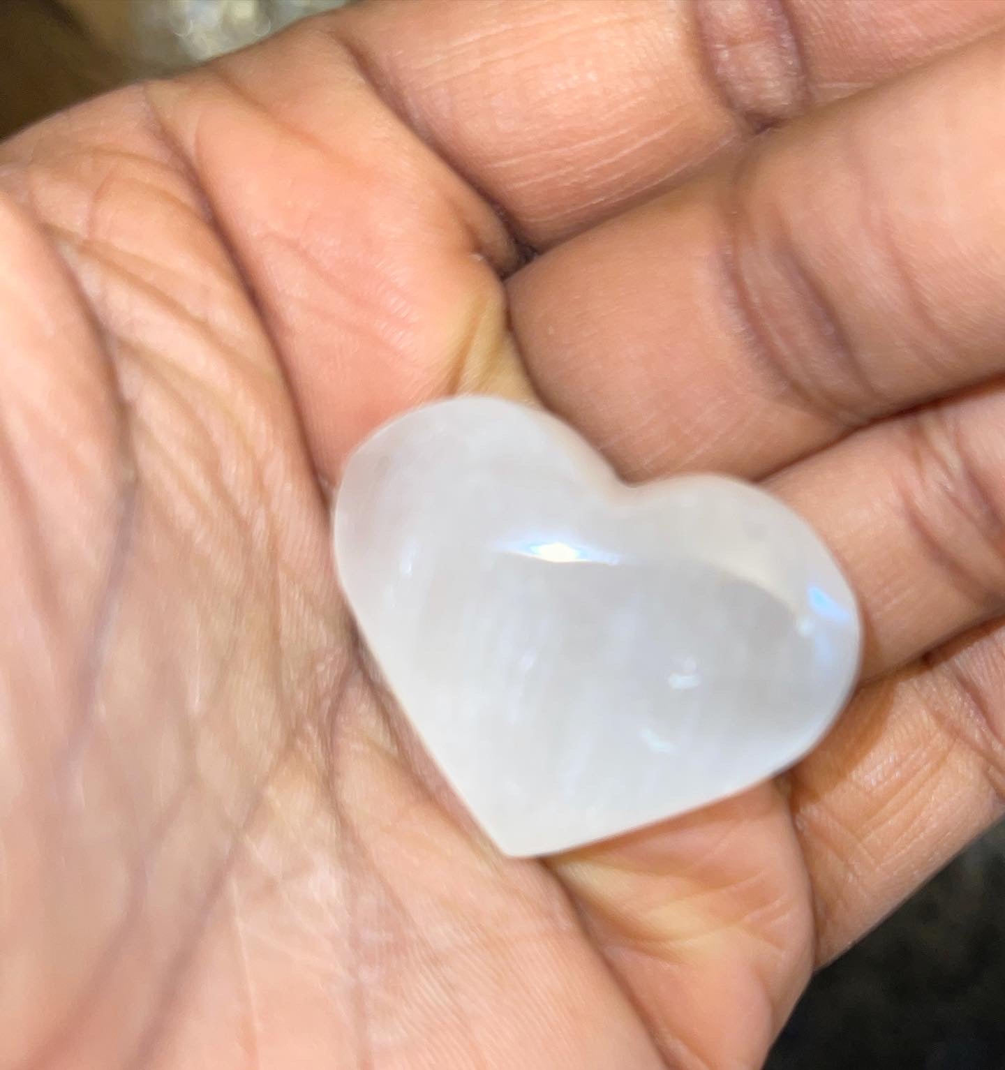 Selenite Heart