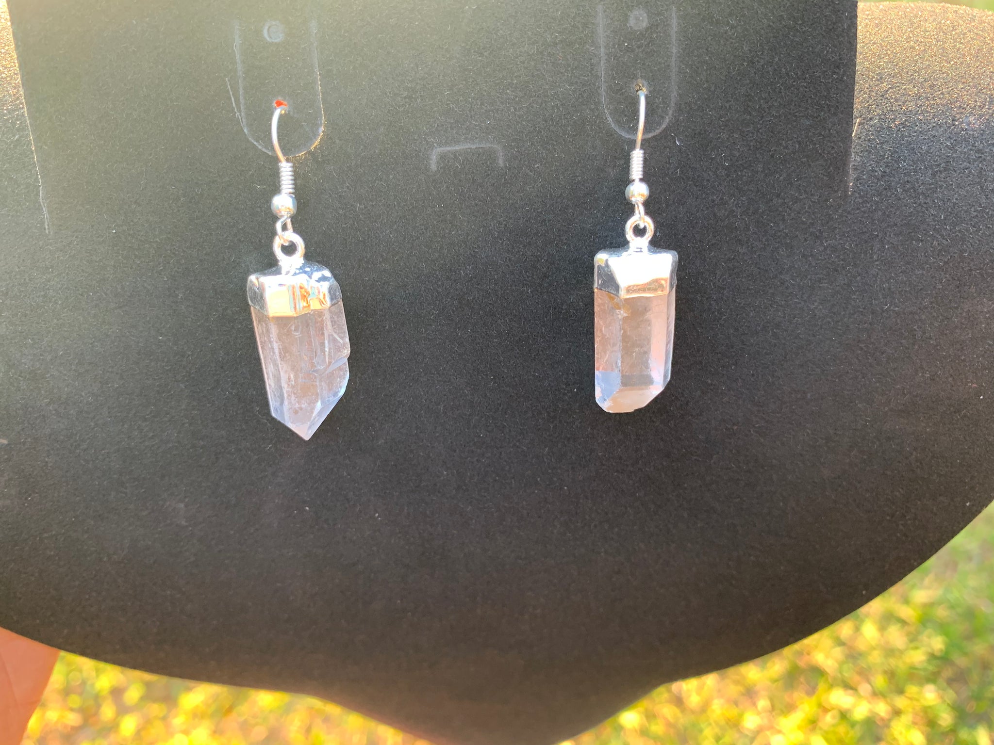 Clear Quartz Earrings