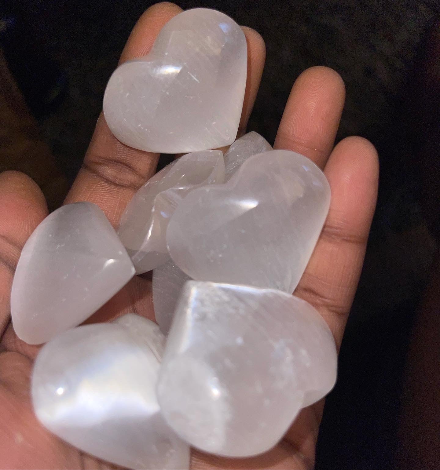 Selenite Heart