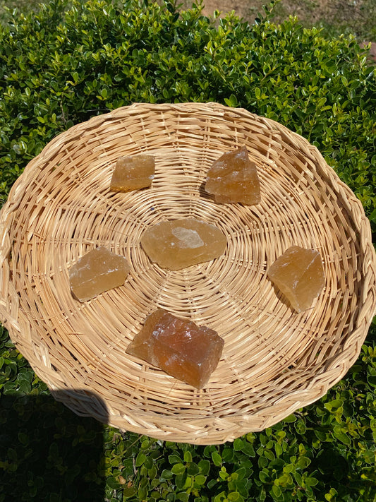 Honey Calcite Crystal