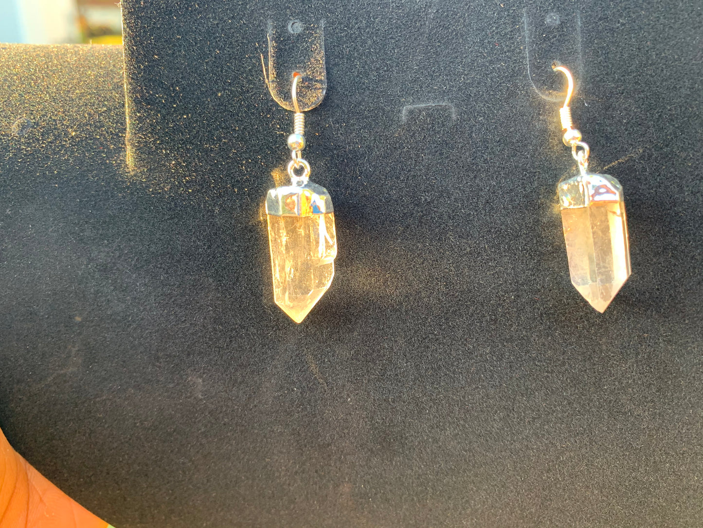 Clear Quartz Earrings