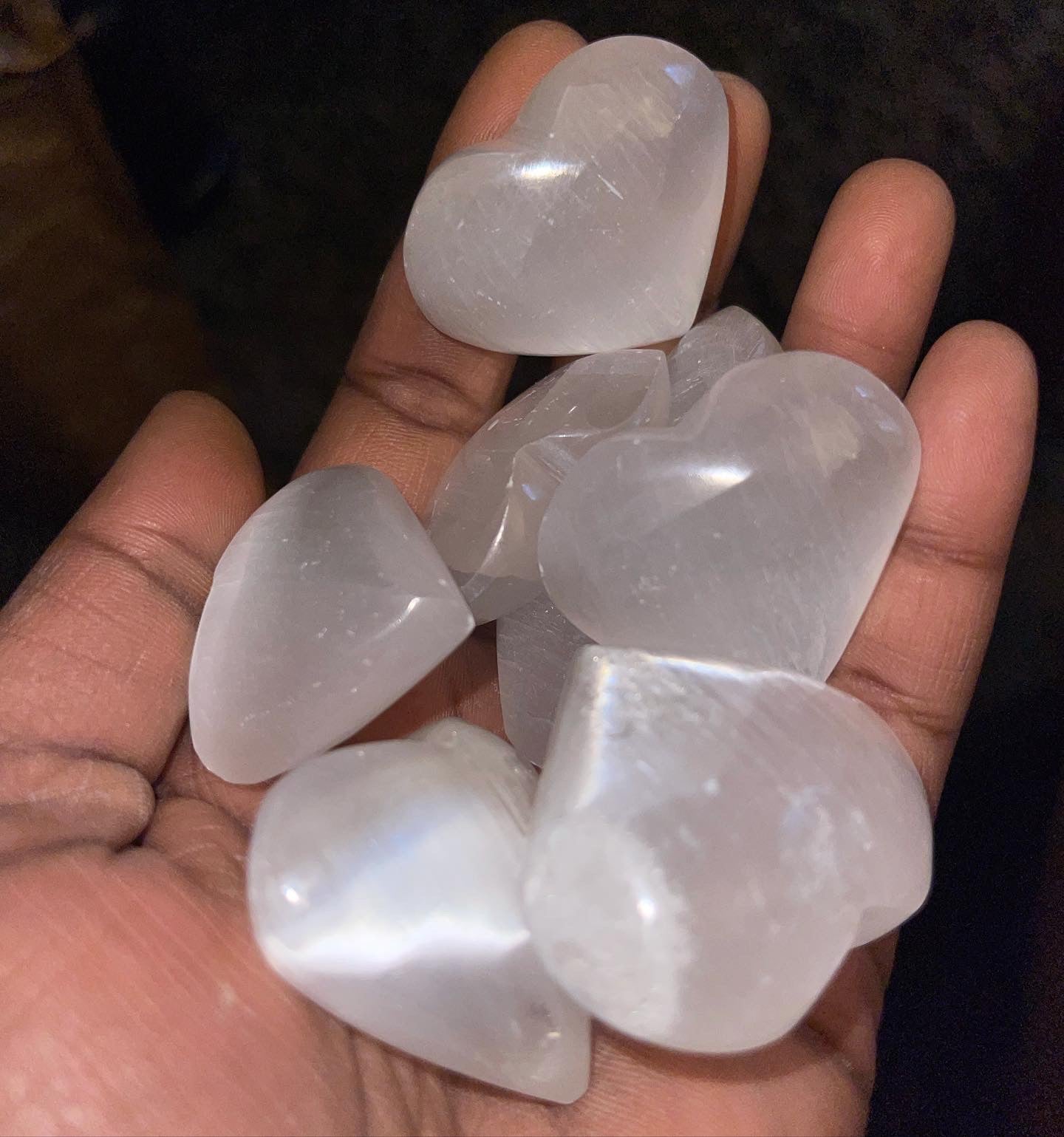 Selenite Heart