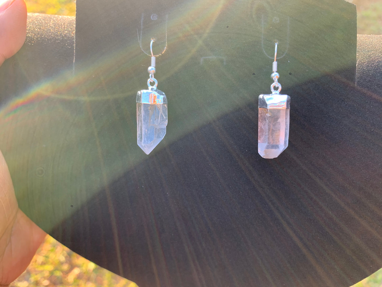 Clear Quartz Earrings