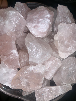 Rose Quartz crystal