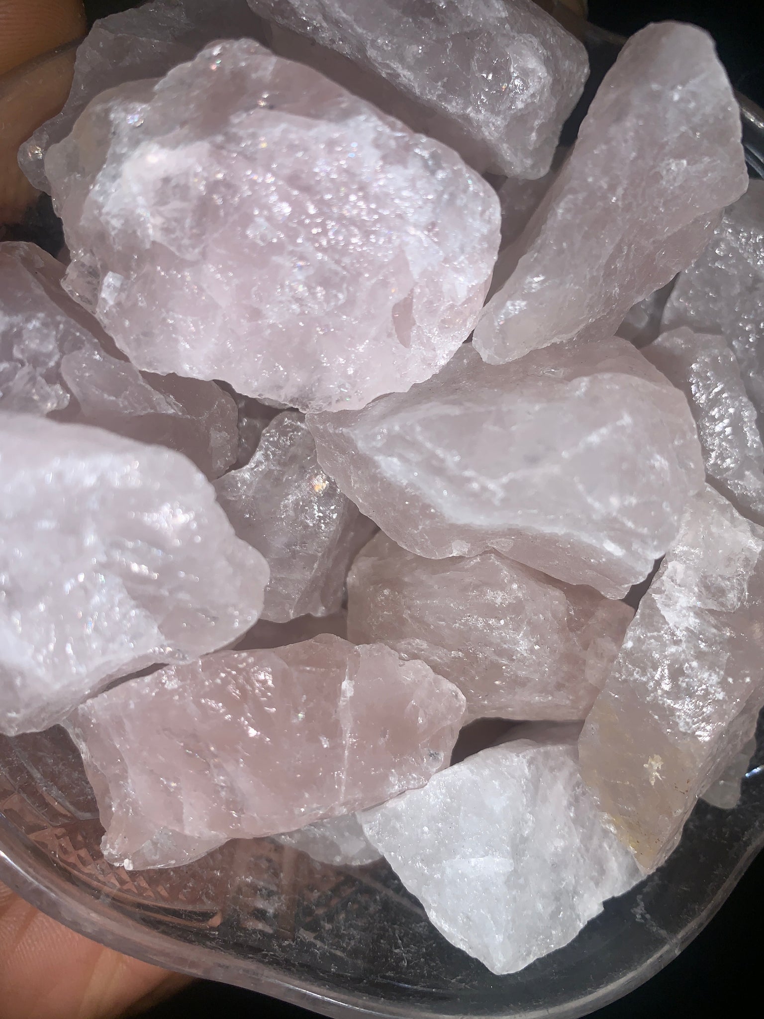 Rose Quartz crystal